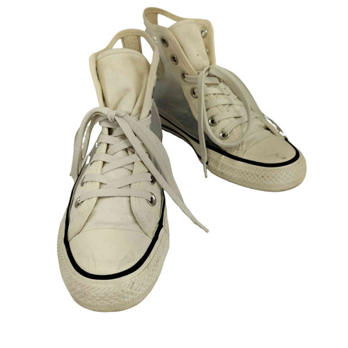 コンバース CONVERSE Chuck Taylor All Star Ladies See Thru White High Sneakers レディース JPN:22.5