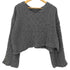 マカフィー MACPHEE 21AW エアヤーンケーブル クルーネックプルオーバー レディース JPN:S