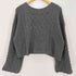 マカフィー MACPHEE 21AW エアヤーンケーブル クルーネックプルオーバー レディース JPN:S