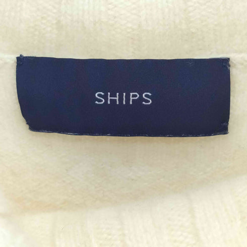 シップス SHIPS ウール カシミヤ タートルネック プルオーバー ニット セーター レディース