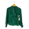 ザラ ZARA RUFFLED PRINT BLOUSE ラッフル プリント ブラウス レディース import:S