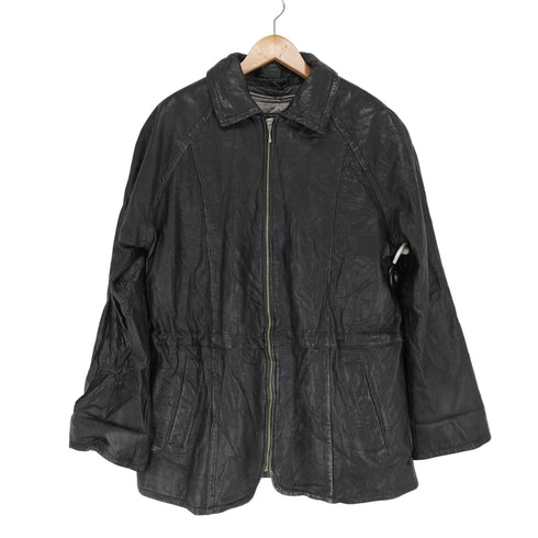 PELLE STUDIO ジップアップ リアルレザー スポーツジャケット メンズ M