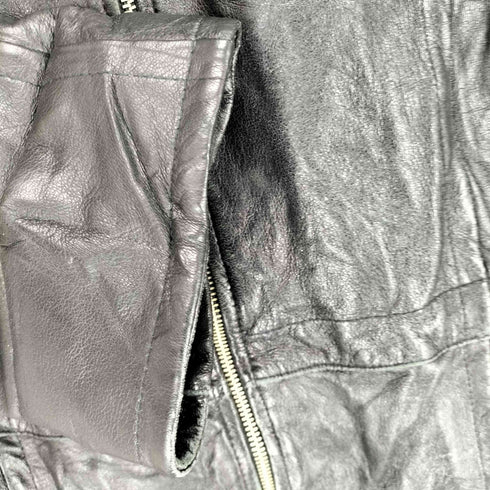 PELLE STUDIO ジップアップ リアルレザー スポーツジャケット メンズ M