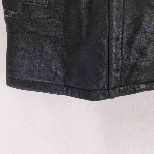 PELLE STUDIO ジップアップ リアルレザー スポーツジャケット メンズ M