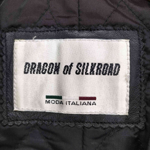 DRAGON of SILKROAD LAMB ダブル ラムレザージャケット レディース 11