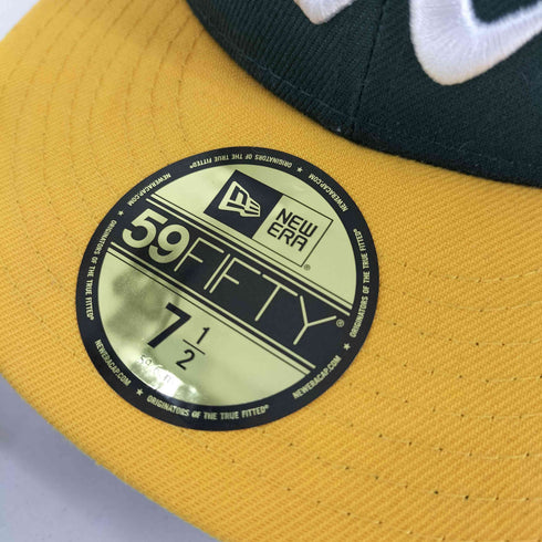 ニューエラ NEW ERA 59FIFTY フロントロゴ刺繍 6パネルキャップ メンズ 7 1/2 59.6cm