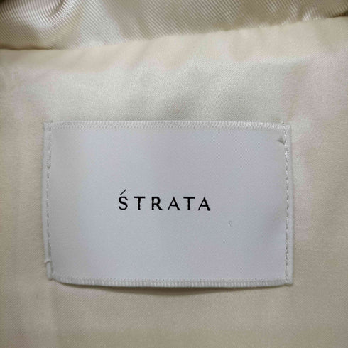 エストラータ STRATA 中綿シャイニーフーディーコート レディース FREE