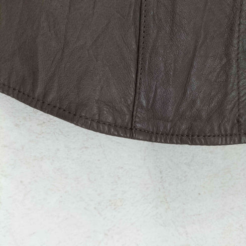 DANIER リアルレザーシャツ レディース 2XS