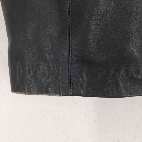 LAMB ショールカラー ラムレザージャケット メンズ 9