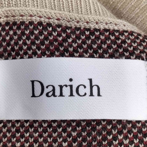 ダーリッチ Darich チェックジャガードノースリニットミニワンピース レディース FREE