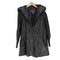 CACCIA フーデッド レザージャケット レディース S