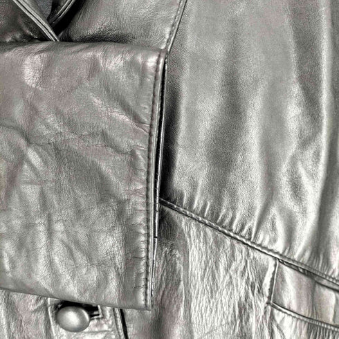 CACCIA フーデッド レザージャケット レディース S