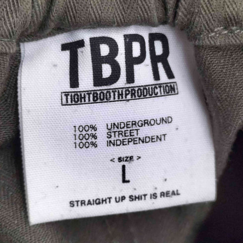タイトブースプロダクション TBPR TIGHTBOOTH PRODUCTION BAGGY SLACKS メンズ JPN:L