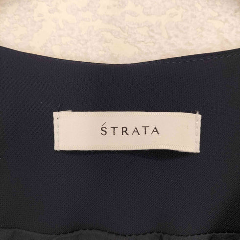 エストラータ STRATA ワイドカフスVネックオールインワン レディース ONE SIZE