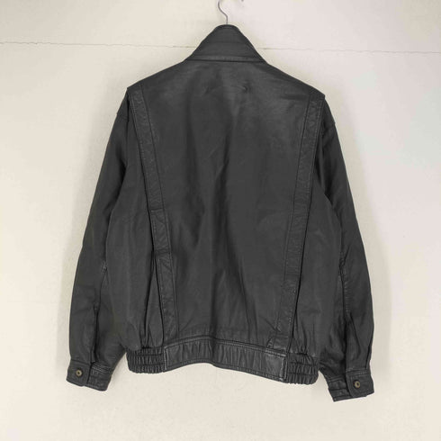 VOLUNE COW 韓国製 ジップアップ カウレザージャケット メンズ M