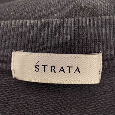 エストラータ STRATA クロップドスウェットプルオーバー レディース FREE
