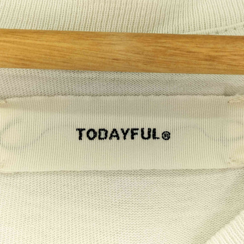 トゥデイフル TODAYFUL バックプリント L/S Tシャツ レディース