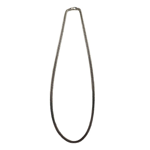 SILVER 925 6面ダブル 喜平ネックレス 50cm 約22g メンズ