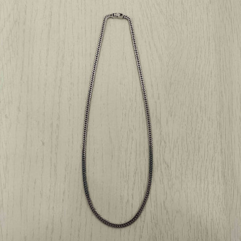 SILVER 925 6面ダブル 喜平ネックレス 50cm 約22g メンズ