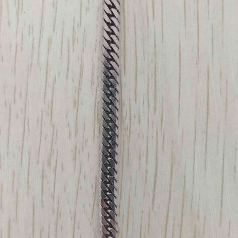 SILVER 925 6面ダブル 喜平ネックレス 50cm 約22g メンズ