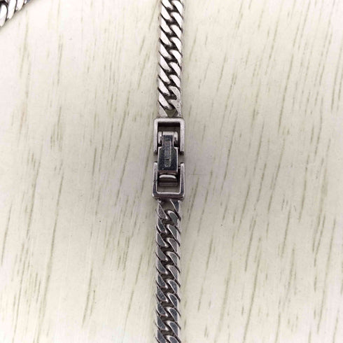 SILVER 925 6面ダブル 喜平ネックレス 50cm 約22g メンズ