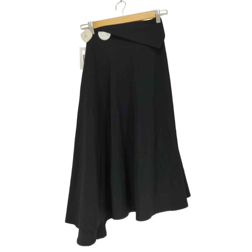 ヨウジヤマモトプリュスノアール YOHJI YAMAMOTO+NOIR サイドジップフレアスカート レディース JPN:2