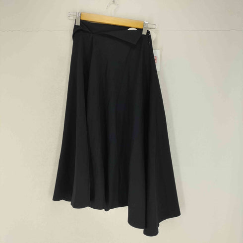 ヨウジヤマモトプリュスノアール YOHJI YAMAMOTO+NOIR サイドジップフレアスカート レディース JPN:2