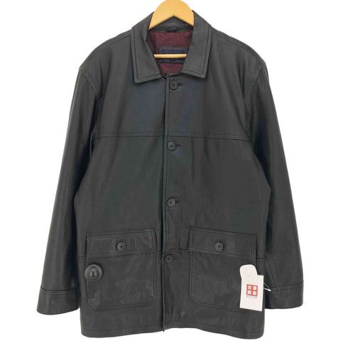 BROOKER レザーカーコート メンズ import:L