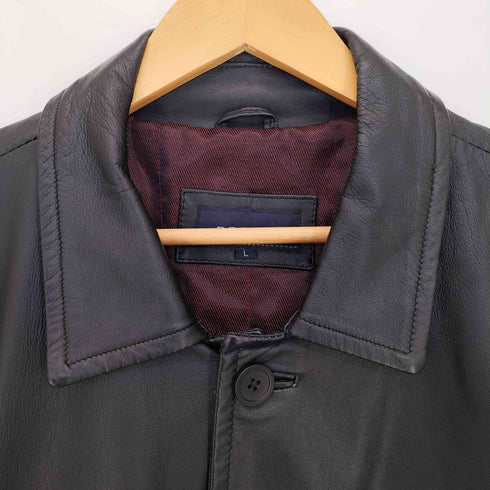 BROOKER レザーカーコート メンズ import:L