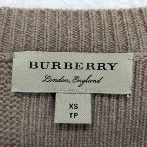 バーバリー BURBERRY カシミヤ混 ニット レディース JPN:XS