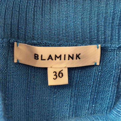 ブラミンク BLAMINK カシミヤシルクリブタートルニット レディース JPN:36