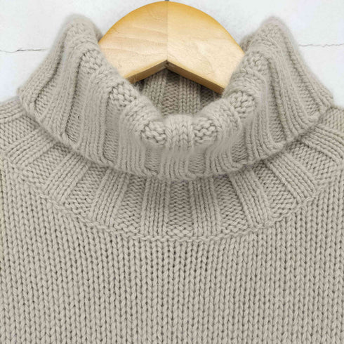 マックスマーラ MAX MARA MADE IN ITALY 白タグ アンゴラ混 ハイネックニット レディース JPN:L