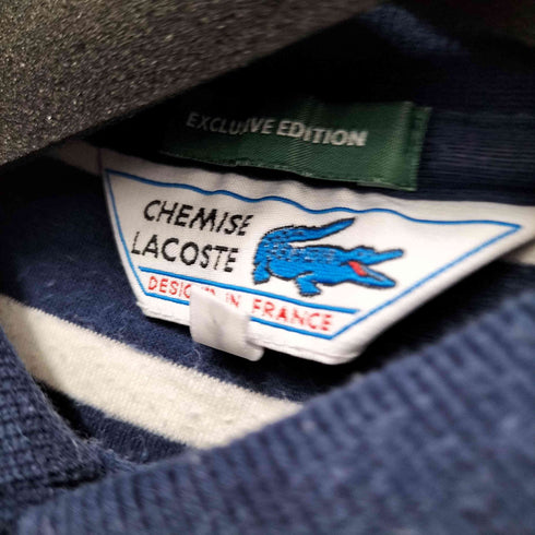 シュミーズラコステ CHEMISE LACOSTE SEPTIS 別注パイルボーダーポロ メンズ 4