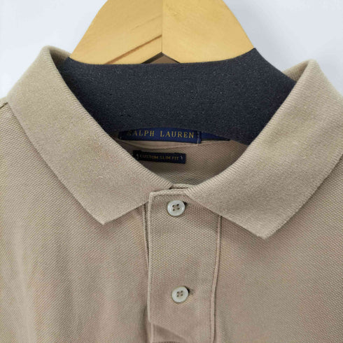 ポロラルフローレン POLO RALPH LAUREN CUSTOM SLIM FIT ポニー刺繍 ポロシャツ メンズ XL