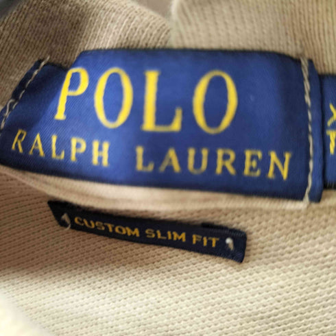 ポロラルフローレン POLO RALPH LAUREN CUSTOM SLIM FIT ポニー刺繍 ポロシャツ メンズ XL