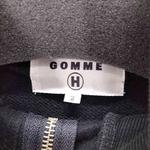 ゴム gomme 素材切替 ドライバーズ ダブルジップトレーナー メンズ 2