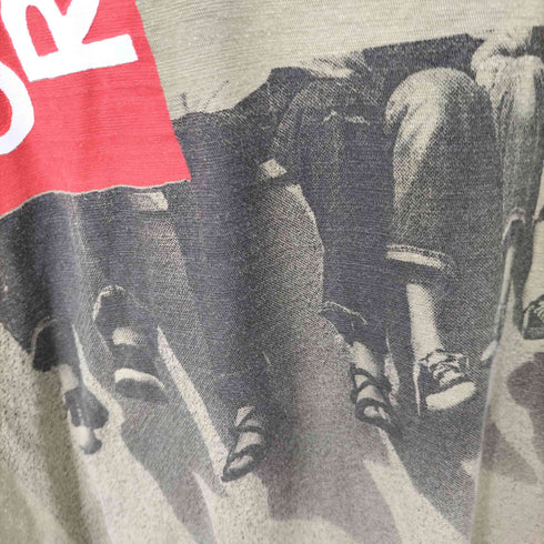 フォーティーファイブアール 45R でこぼこ天竺のグラフィックビッグTシャツ メンズ 0
