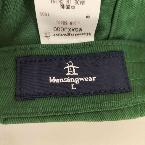 マンシングウェア Munsingwear ワンポイント ウォッシュドキャップ メンズ L
