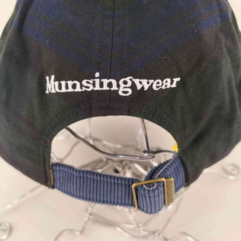 マンシングウェア Munsingwear Kinloch Anderson チェック ベースボールキャップ メンズ
