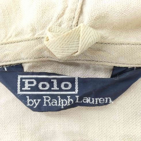 ポロバイラルフローレン Polo by RALPH LAUREN 90S~ リネンミリタリージップブルゾン メンズ M