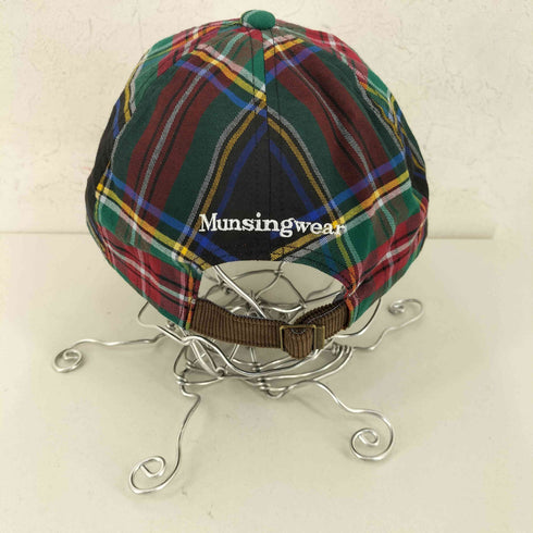 マンシングウェア Munsingwear Kinloch Anderson チェック ベースボールキャップ メンズ