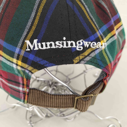 マンシングウェア Munsingwear Kinloch Anderson チェック ベースボールキャップ メンズ