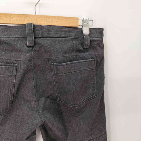 バジュラ bajra Dirge Y2K サイドジップ レザーフレアデニムパンツ メンズ M