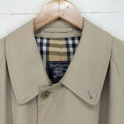 バーバリーズ BURBERRYS MADE IN ENGLAND 裏地ノヴァチェックステンカラーコート メンズ