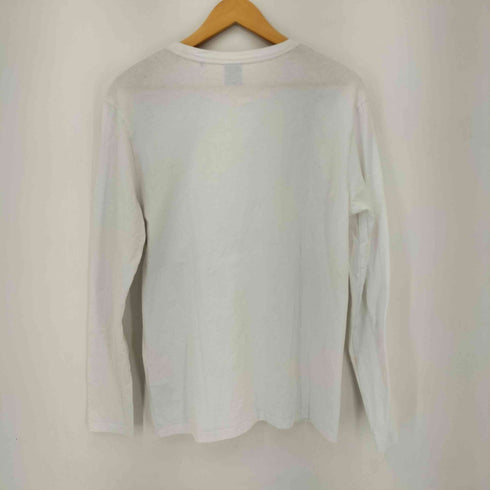ボス BOSS コットン ファブリックロゴパッチ ロングスリーブTシャツ メンズ import:L