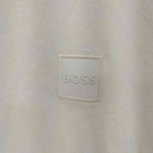 ボス BOSS コットン ファブリックロゴパッチ ロングスリーブTシャツ メンズ import:L