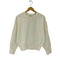 ユナイテッドアローズグリーンレーベルリラクシング UNITED ARROWS green label relaxing W/AC パフニット クルーネック プルオーバー レディース