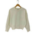 ユナイテッドアローズグリーンレーベルリラクシング UNITED ARROWS green label relaxing W/AC パフニット クルーネック プルオーバー レディース
