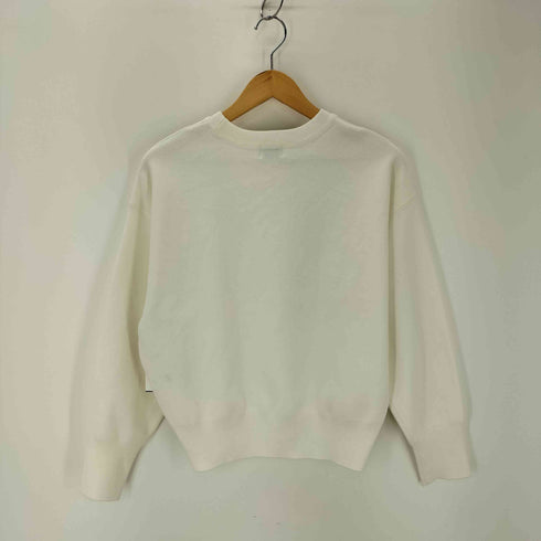 ユナイテッドアローズグリーンレーベルリラクシング UNITED ARROWS green label relaxing W/AC パフニット クルーネック プルオーバー レディース