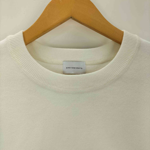 ユナイテッドアローズグリーンレーベルリラクシング UNITED ARROWS green label relaxing W/AC パフニット クルーネック プルオーバー レディース